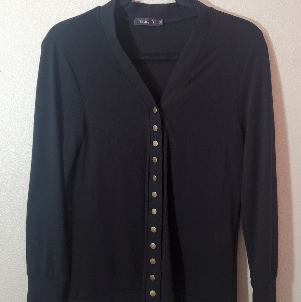 Womens Amaryllis Dark Navy Cardigan (M)